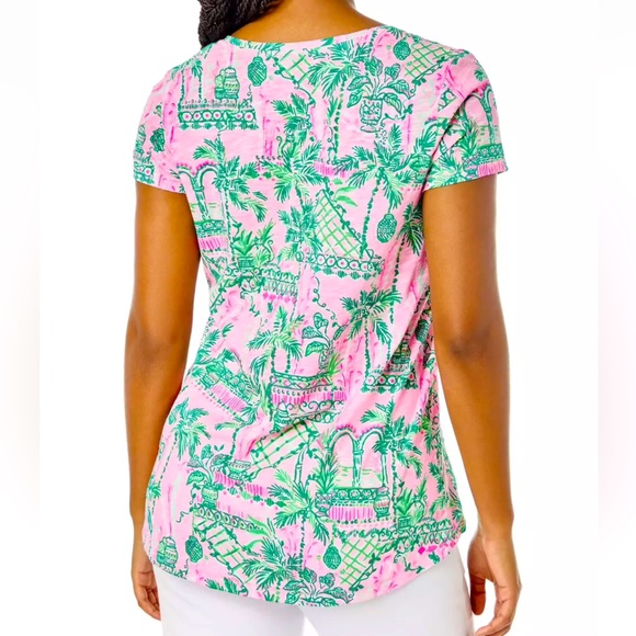 NWT LILLY PULITZER MATCHING SET TOTE ETTA TOP & VISOR SET MANDEVILLA BABY NIP - Picture 8 of 10